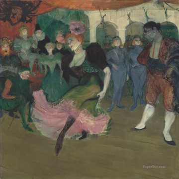 チルペリクのボレロで踊るマルセル・レンダー 1895年トゥールーズ・ロートレック・アンリ・ド Oil Paintings